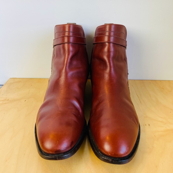 Alfred Sargant, Mens Jodhpur Boots Burgundy Color Calf Leather, 12.5 / 13. main image 7